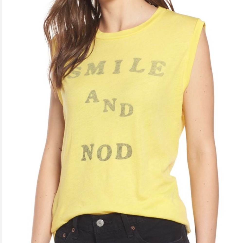 Wildfox Smile and Nod Muscle Tank